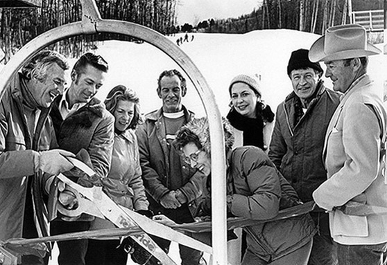 Photo of ribbon cutting for Telluride ski area